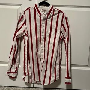 J. Crew SLIM Broken-in organic cotton oxford shirt Sz SMALL